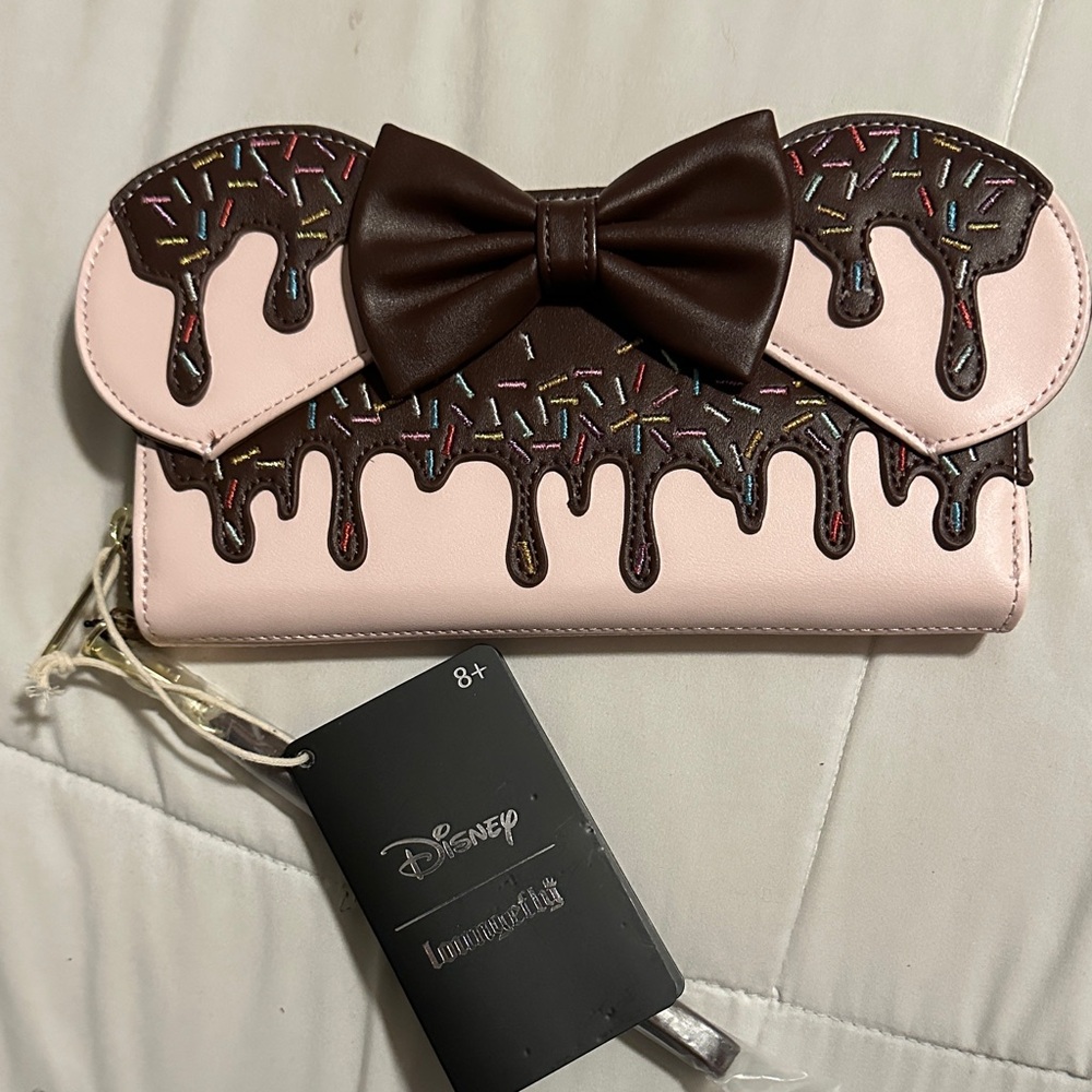 Loungefly Disney Minnie Mouse Chocolate Lollipop Ears Wallet